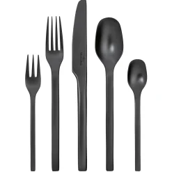 Villeroy & Boch Manufacture Rock Bestekset, 20-delig zwart