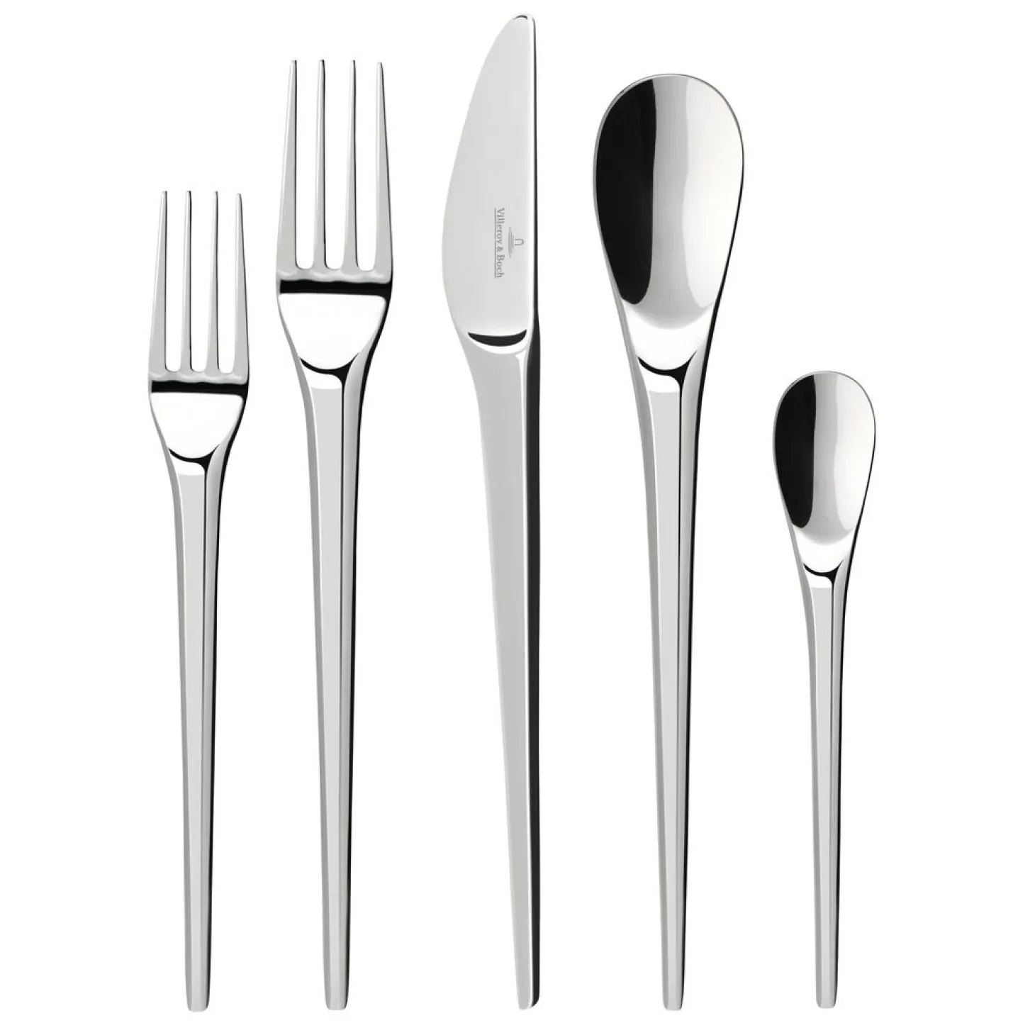 Villeroy & Boch New Moon Bestekset, 30-delig gepolijst RVS
