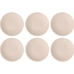Villeroy & Boch New Moon Gebaksbord, 16cm beige 6 stuks