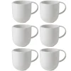 Villeroy & Boch New Moon Koffiebeker, 0,4L wit 6 stuks