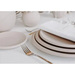 Villeroy & Boch New Moon Ontbijtbord, 24cm beige 6 stuks