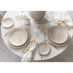 Villeroy & Boch New Moon Ontbijtbord, 24cm beige 6 stuks
