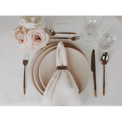 Villeroy & Boch New Moon Ontbijtbord, 24cm beige 6 stuks