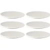 Villeroy & Boch New Moon Ontbijtbord, 24cm wit 6 stuks