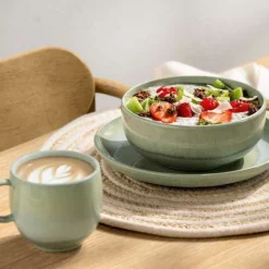 Villeroy & Boch Perlemor Mok met Oor, 0,2L alga 6 stuks