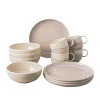 Villeroy & Boch Perlemor Ontbijtset, 12-delig sand