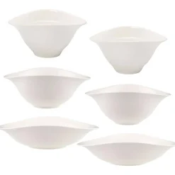 Villeroy & Boch Vapiano Kommenset, 6-delig wit