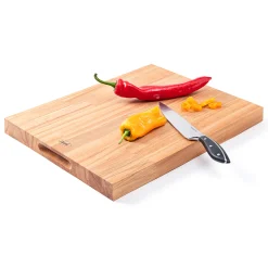 Voccelli Snijplank met Greep, 60x40x4cm beukenhout