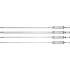 Weis BBQ-spiesen met Schuifstuk, 45cm 4 stuks