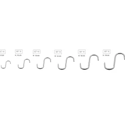 Weis Vleeshaken, 18cm 10 stuks