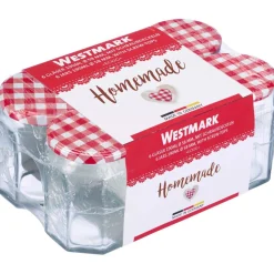 Westmark Hoekige Jampotten,0,19L 6-delig