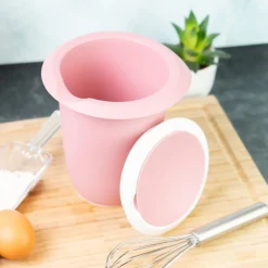 Westmark Mengbeker met deksel, 1L roze