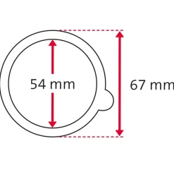 Westmark Weckpotringen, 6,7mm 6 stuks