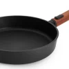 Woll Eco Logic QXR Koekenpan met houten steel, 24cm