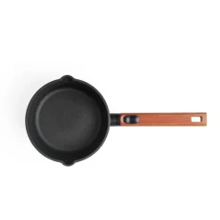 Woll Eco Logic QXR Steelpan met houten steel, 18cm
