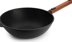 Woll Eco Logic QXR Wok met houten steel, 28cm