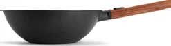 Woll Eco Logic QXR Wok met houten steel, 30cm