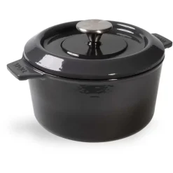 Woll Iron Braadpan, 24cm carbon grey