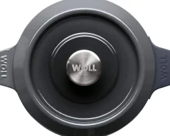 Woll Iron Braadpan, 24cm carbon grey