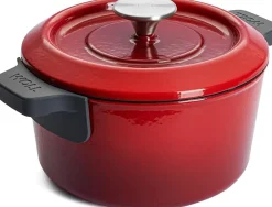 Woll Iron Braadpan, 24cm chili red