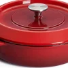 Woll Iron Casserole Rond, 28cm chili red