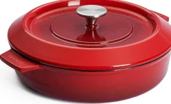 Woll Iron Casserole Rond, 28cm chili red