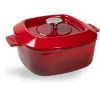 Woll Iron Casserole Vierkant, 24x24cm chili red