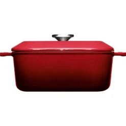 Woll Iron Casserole Vierkant, 24x24cm chili red