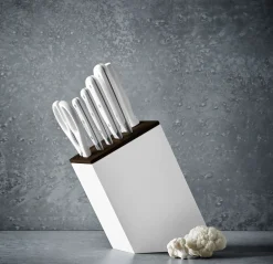 Wüsthof Classic White Messenblok inclusief Messenset 1090270601W, 7-delig wit