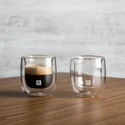Zwilling Sorrento Espressoglazen Dubbelwandig, 0,08L 2 stuks